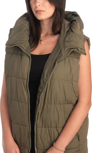 Γυναικείο Επώνυμο Μπουφάν Γιλέκο - K378