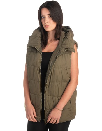 Γυναικείο Επώνυμο Μπουφάν Γιλέκο - K378