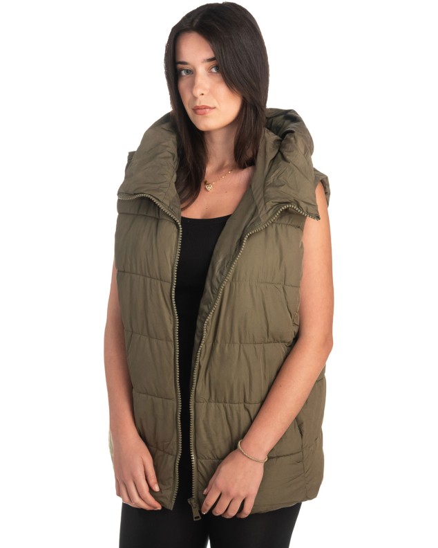 Γυναικείο Επώνυμο Μπουφάν Γιλέκο - K378