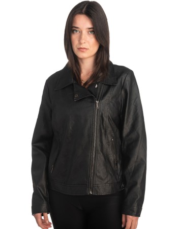 Δερμάτινο γυναικείο μπουφάν - K385