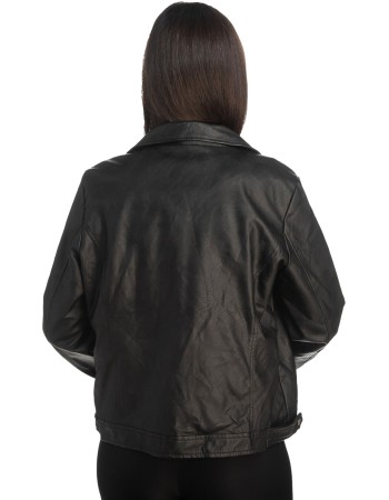 Δερμάτινο γυναικείο μπουφάν - K385