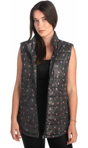 Γυναικείο Επώνυμο Μπουφάν Γιλέκο - K395