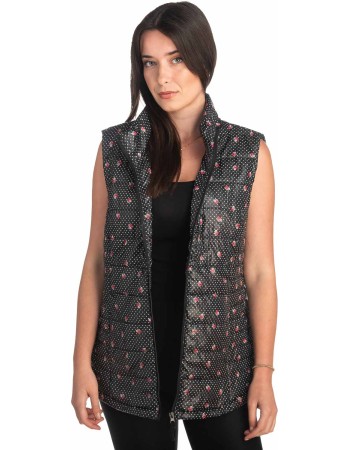 Γυναικείο Επώνυμο Μπουφάν Γιλέκο - K395