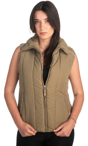 Γυναικείο Επώνυμο Μπουφάν Γιλέκο - K405