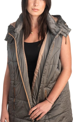 Γυναικείο Επώνυμο Μπουφάν Γιλέκο - K426