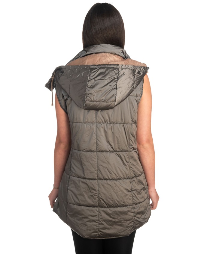 Γυναικείο Επώνυμο Μπουφάν Γιλέκο - K426
