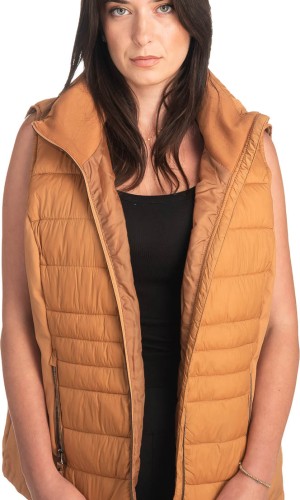 Γυναικείο Επώνυμο Μπουφάν Γιλέκο - K428