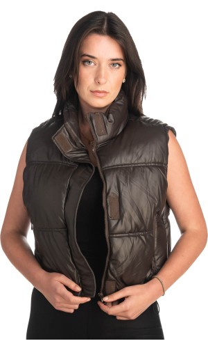 Γυναικείο Επώνυμο Μπουφάν Γιλέκο - K457