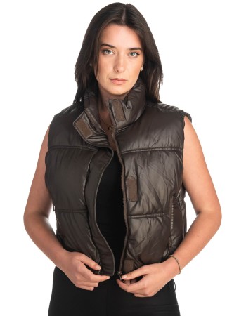 Γυναικείο Επώνυμο Μπουφάν Γιλέκο - K457