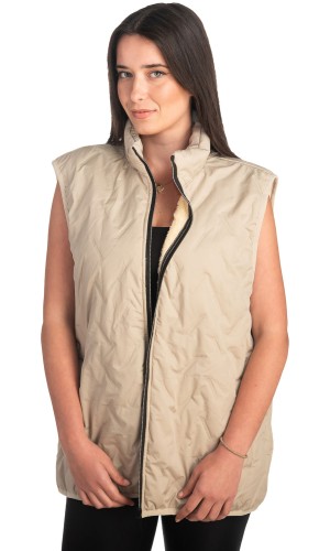 Γυναικείο Επώνυμο Μπουφάν Γιλέκο - K458