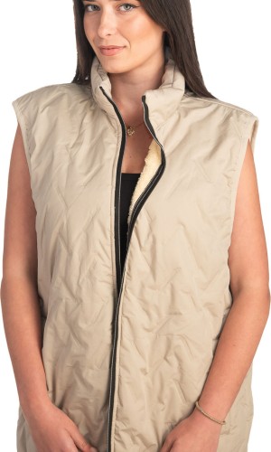 Γυναικείο Επώνυμο Μπουφάν Γιλέκο - K458