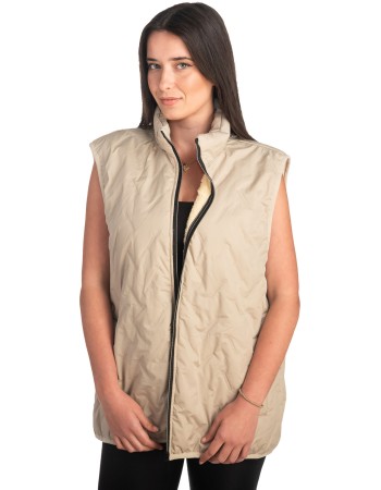 Γυναικείο Επώνυμο Μπουφάν Γιλέκο - K458