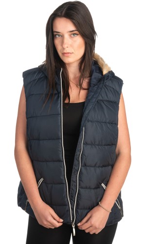 Γυναικείο Επώνυμο Μπουφάν Γιλέκο - K471