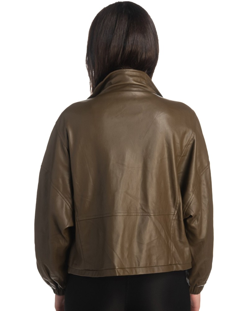 Δερμάτινο γυναικείο μπουφάν - K480