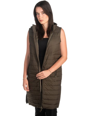 Γυναικείο Επώνυμο Μπουφάν Γιλέκο - K620