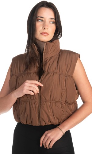 Γυναικείο Επώνυμο Μπουφάν Γιλέκο - K730