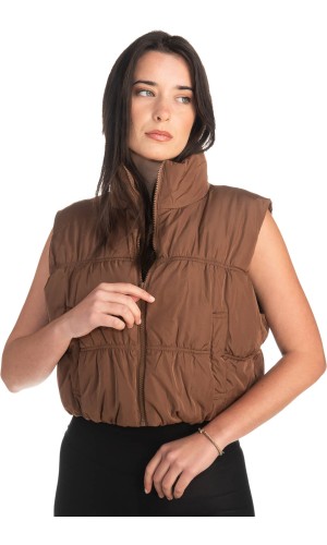 Γυναικείο Επώνυμο Μπουφάν Γιλέκο - K730