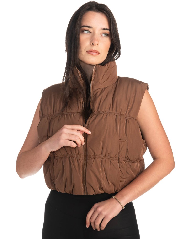 Γυναικείο Επώνυμο Μπουφάν Γιλέκο - K730