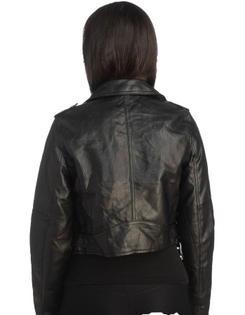 Δερμάτινο γυναικείο μπουφάν - K747