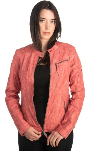 Δερμάτινο γυναικείο μπουφάν - K754