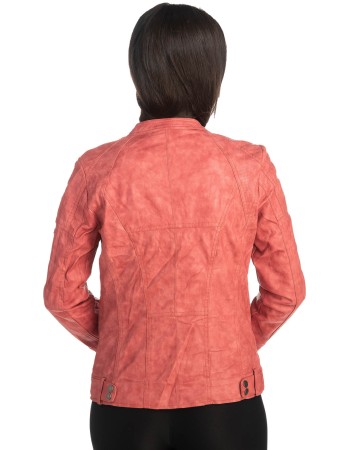 Δερμάτινο γυναικείο μπουφάν - K754