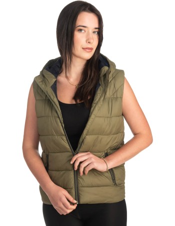 Γυναικείο Επώνυμο Μπουφάν Γιλέκο - K779