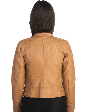 Δερμάτινο γυναικείο μπουφάν - K786