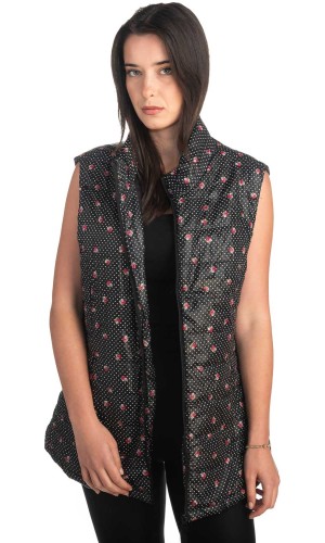 Γυναικείο Επώνυμο Μπουφάν Γιλέκο - K806