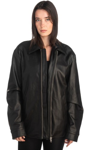 Δερμάτινο γυναικείο μπουφάν - K821