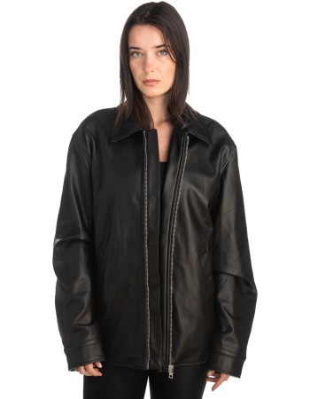 Δερμάτινο γυναικείο μπουφάν - K821