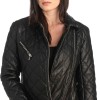 Δερμάτινο γυναικείο μπουφάν - K845