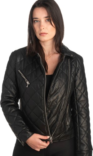 Δερμάτινο γυναικείο μπουφάν - K845