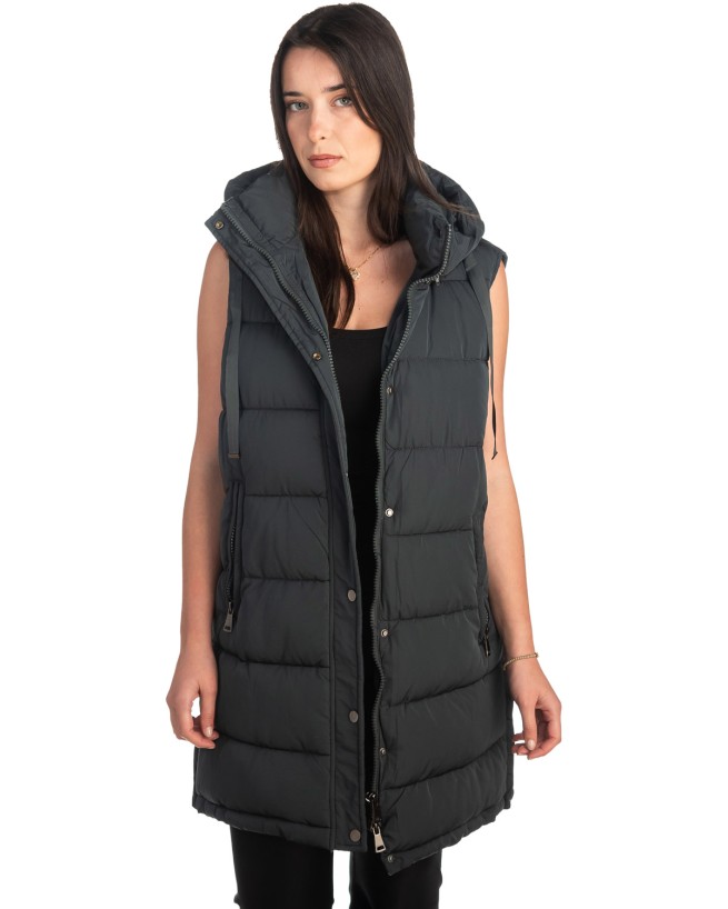 Γυναικείο Επώνυμο Μπουφάν Γιλέκο - K851