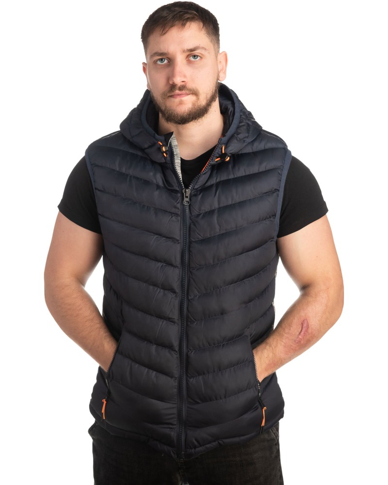 Ανδρικό Επώνυμο Μπουφάν Γιλέκο - K866