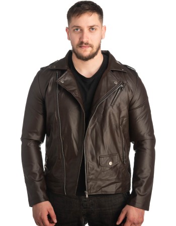 Δερμάτινο Ανδρικό Μπουφάν - Κ994
