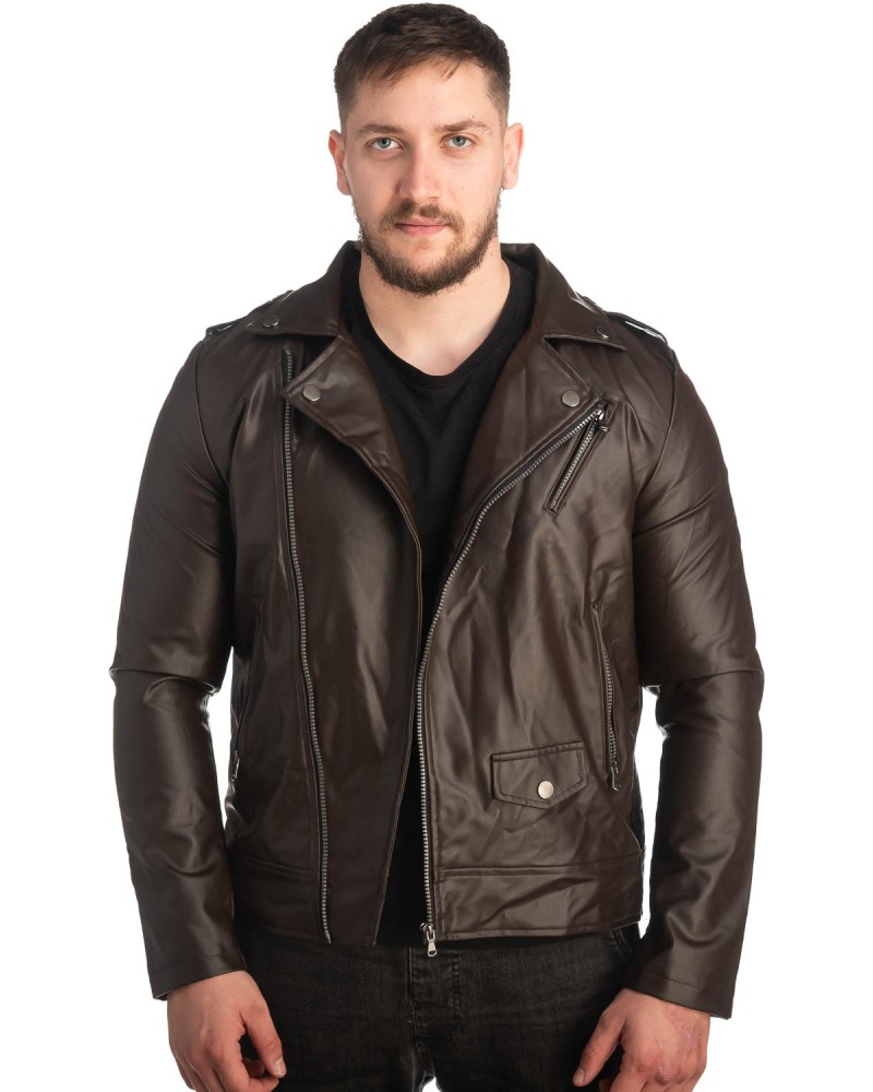 Δερμάτινο Ανδρικό Μπουφάν - Κ994