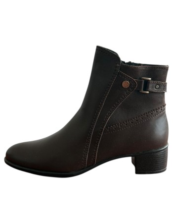 Δερμάτινο Γυναικείo Μποτάκι - M152