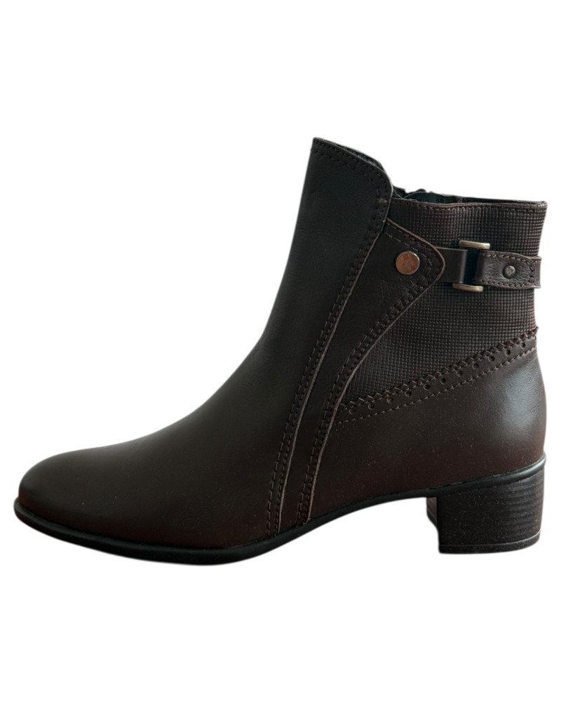 Δερμάτινο Γυναικείo Μποτάκι - M152