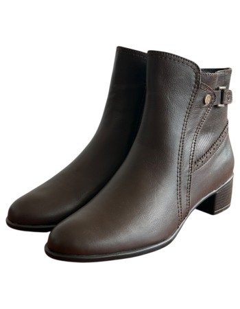 Δερμάτινο Γυναικείo Μποτάκι - M152