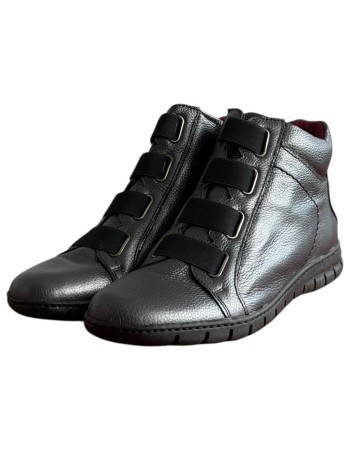 Δερμάτινο Γυναικείo Μποτάκι - M175