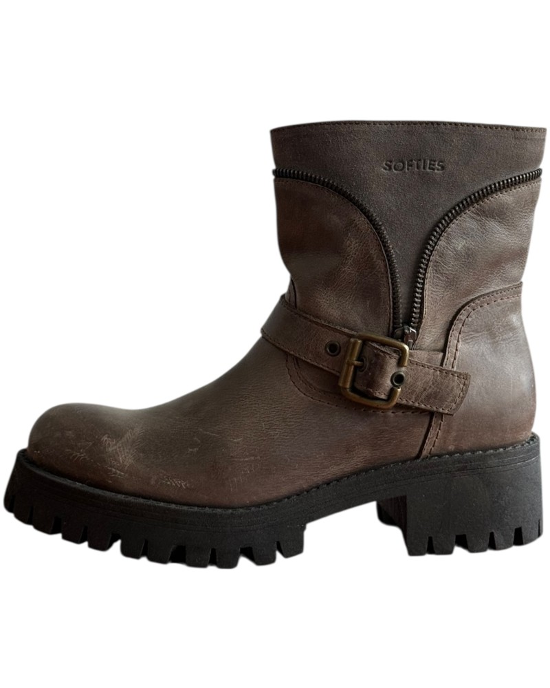 Δερμάτινο Γυναικείo Μποτάκι - M177