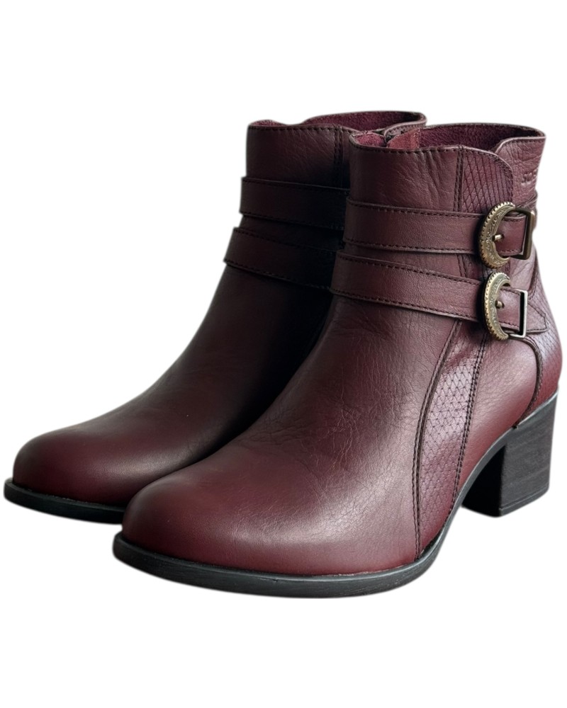 Δερμάτινο Γυναικείo Μποτάκι - M179