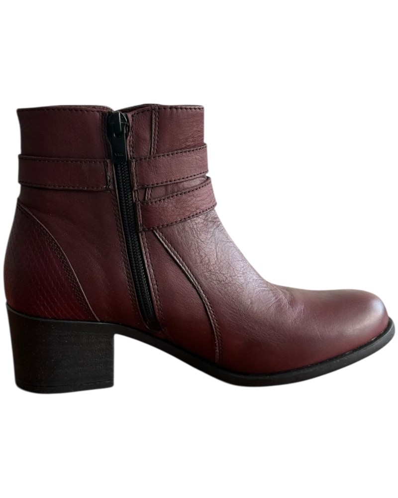 Δερμάτινο Γυναικείo Μποτάκι - M179