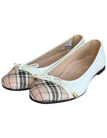 Δερμάτινη Γυναικεία Μπαλαρίνα - M208