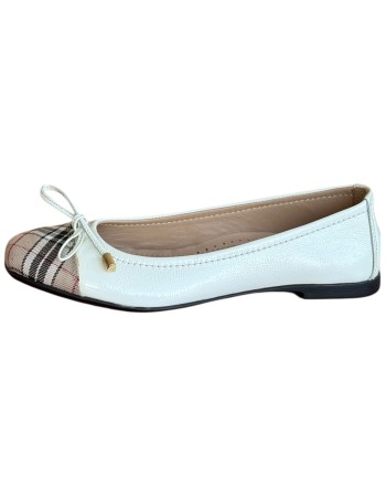 Δερμάτινη Γυναικεία Μπαλαρίνα - M208