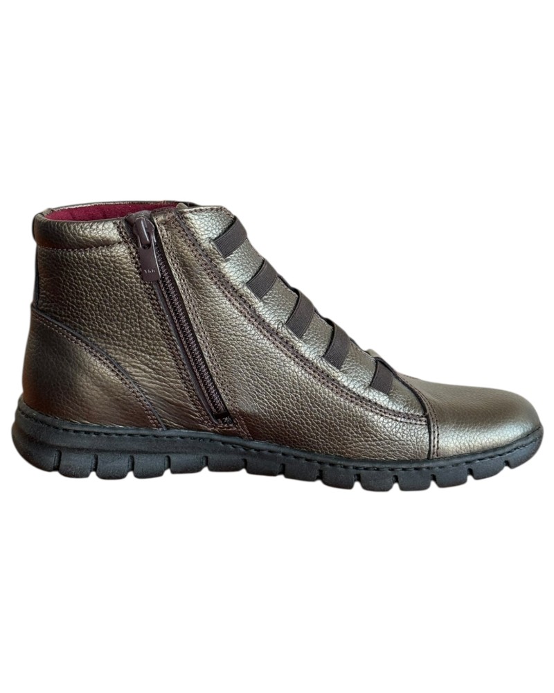 Δερμάτινο Γυναικείo Μποτάκι - M216