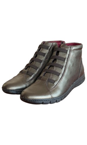 Δερμάτινο Γυναικείo Μποτάκι - M216