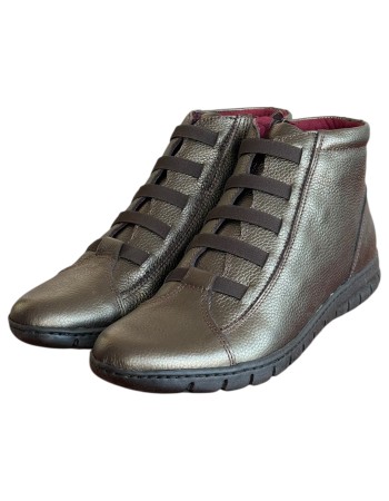 Δερμάτινο Γυναικείo Μποτάκι - M216