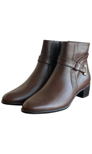 Δερμάτινο Γυναικείo Μποτάκι - M240