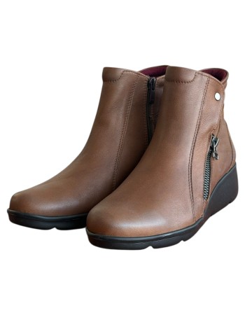 Δερμάτινο Γυναικείo Μποτάκι - M249